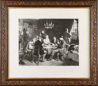 Az út a romokhoz: Főiskola (rézkarc) alkotó: Leopold Flameng