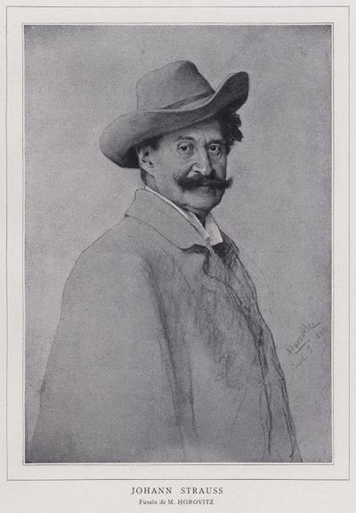 Johann Strauss az ifjabb, osztrák zeneszerző alkotó: Leopold Horovitz