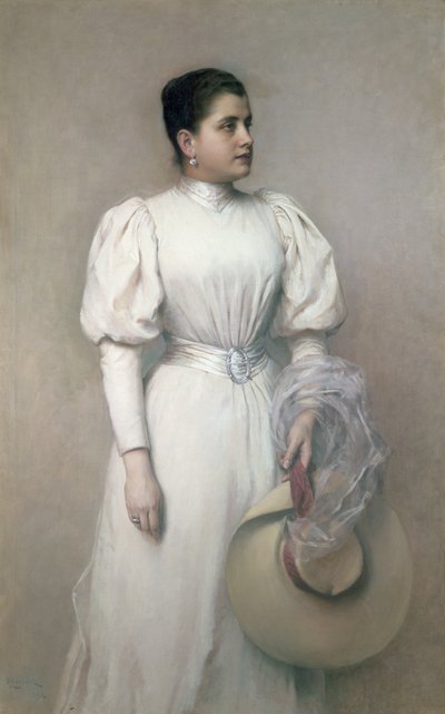 Marie Renard, a Hof Opera operaénekese és Kinsky felesége, 1893 alkotó: Leopold Horovitz