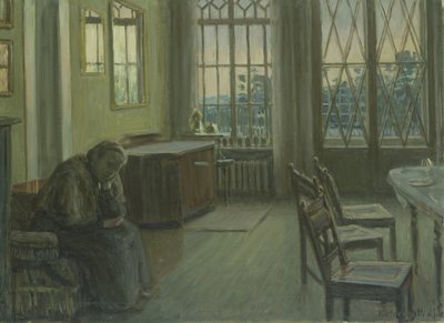 Az alkonyi óra, 1909 alkotó: Leopold Karl Walter von Kalckreuth
