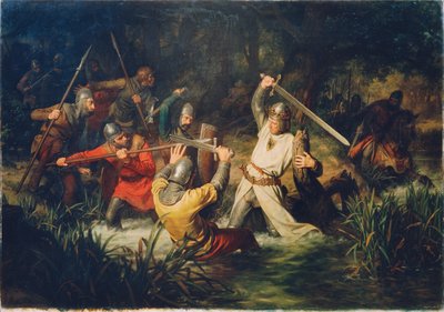 Rudolf von Habsburg halálos veszélyben alkotó: Leopold Löffler Edler von Radymno