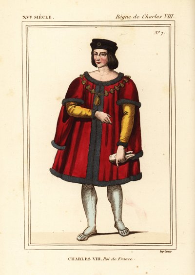 VIII. Károly francia király, a nyájas alkotó: Leopold Massard