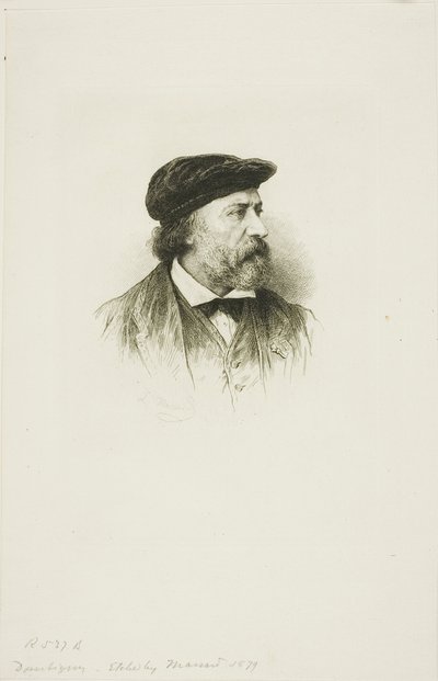Daubigny portréja alkotó: Leopold Massard