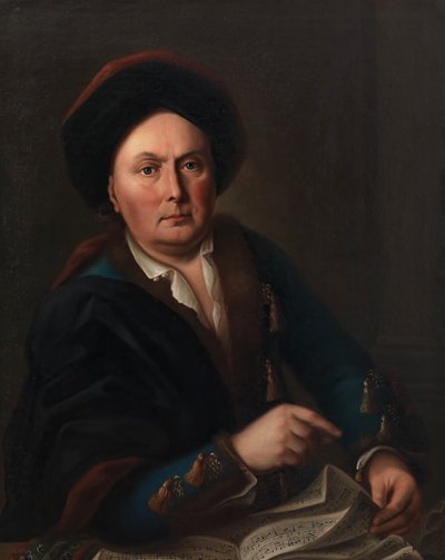 Ludwig Lodewijk van Beethoven énekes portréja 1712-1773..., 1773. alkotó: Leopold Radoux