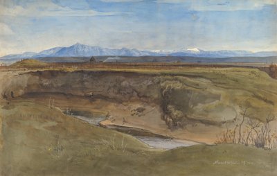 Táj Róma mellett, 1867. alkotó: Leopold Venus