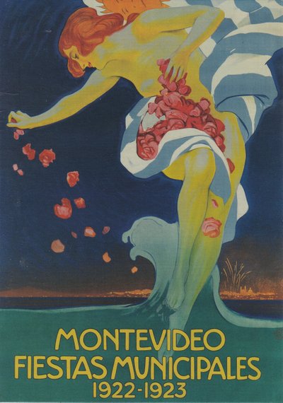 Montevideo Városi Fesztiválok, 1922. alkotó: Leopoldo Metlicovitz