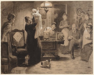 Vázlat az illusztrációhoz "Az álló baba" alkotó: Leroy William Jacobs