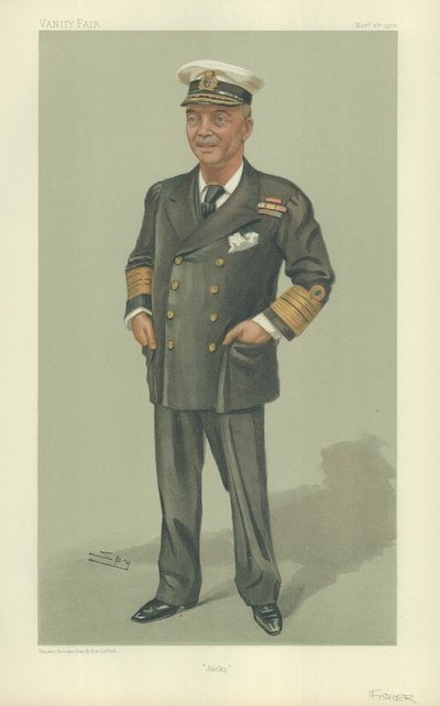 Sir John Arbuthnot Fisher admirális alkotó: Leslie Matthew Ward