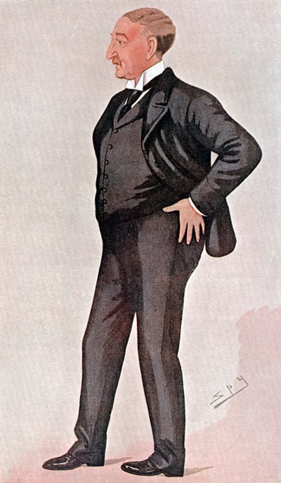 Cecil Rhodes brit születésű dél-afrikai pénzember, államférfi és birodalomépítő, 1891 alkotó: Leslie Matthew Ward