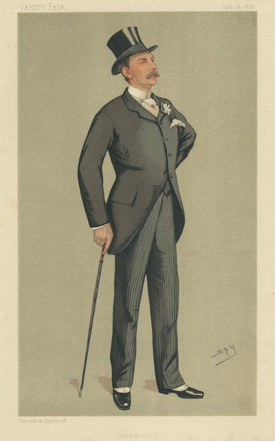 William Cornwallis-West ezredes alkotó: Leslie Matthew Ward