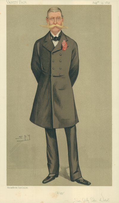William Cornwallis West ezredes, Algy, 1892. augusztus 13., Vanity Fair rajzfilm alkotó: Leslie Matthew Ward
