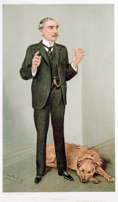 Edward Richard Henry, az ujjlenyomat-nyomtatás brit feltalálója, 1905 alkotó: Leslie Matthew Ward