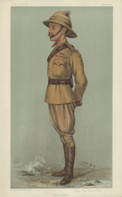 Sir Ian Standish Monteith Hamilton tábornok alkotó: Leslie Matthew Ward