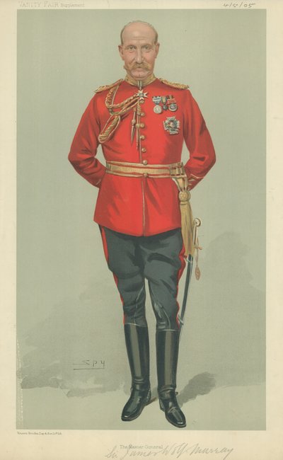Sir James Wolfe Murray tábornok alkotó: Leslie Matthew Ward