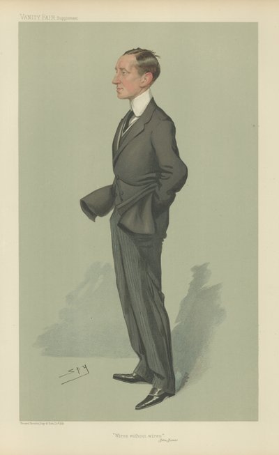 Guglielmo Marconi alkotó: Leslie Matthew Ward
