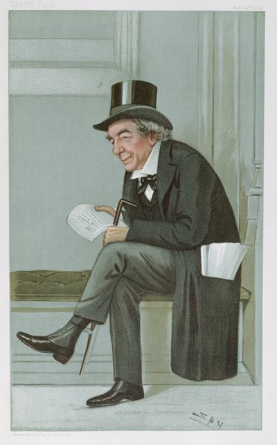 James Staats Forbes, „Spy” rajzfilm a Vanity Fairből, pub. 1900 alkotó: Leslie Matthew Ward