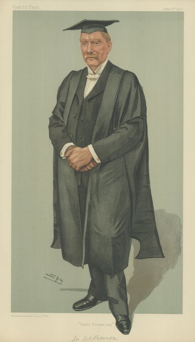 Arthur Christopher Benson úr alkotó: Leslie Matthew Ward