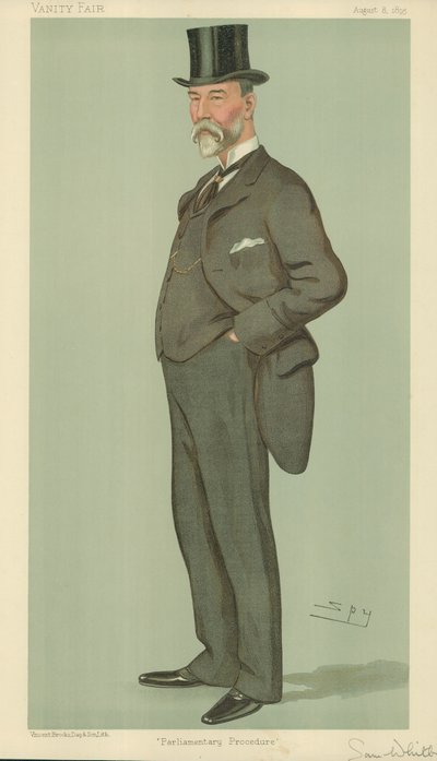 Mr Samuel Whitbread, parlamenti eljárás, 1895. augusztus 8., Vanity Fair karikatúra alkotó: Leslie Matthew Ward