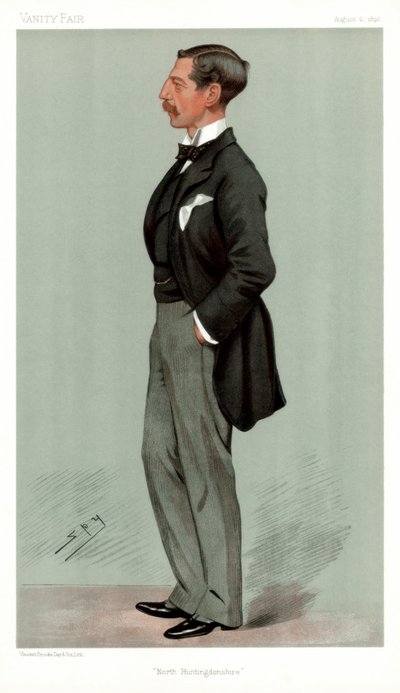 North Huntingdonshire, Ailwyn Fellowes, brit politikus, 1896. alkotó: Leslie Matthew Ward