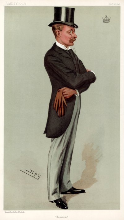 Rousseau, Bedford hercege, 1896. alkotó: Leslie Matthew Ward
