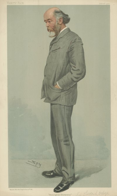 Sir Oliver Joseph Lodge alkotó: Leslie Matthew Ward