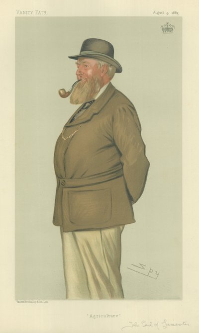 Leicester grófja alkotó: Leslie Matthew Ward