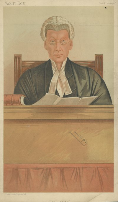 A tisztelt Sir J W Chitty alkotó: Leslie Matthew Ward