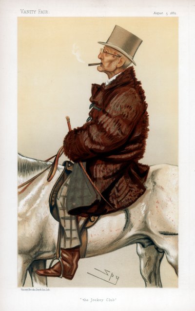 A Jockey Club, 1882 alkotó: Leslie Matthew Ward