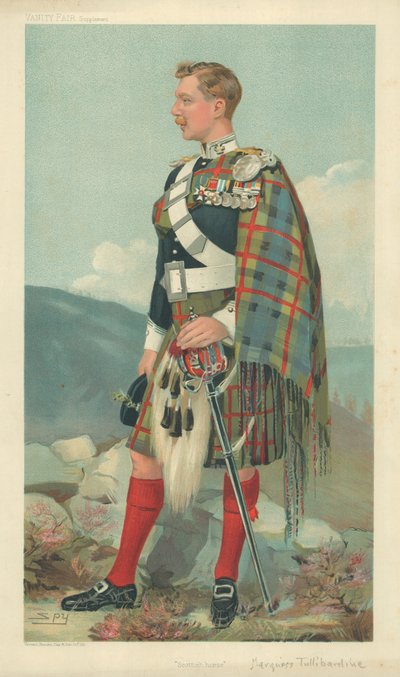 The Marquis of Tullibardine, Scottish Horse, 1905. március 23., Vanity Fair karikatúra alkotó: Leslie Matthew Ward