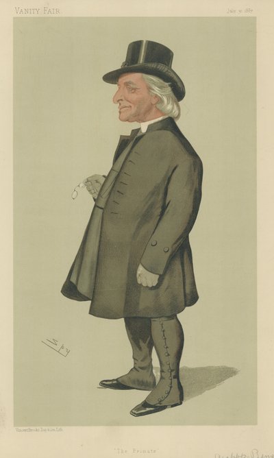 A jobb, tisztelt Edward White Benson alkotó: Leslie Matthew Ward