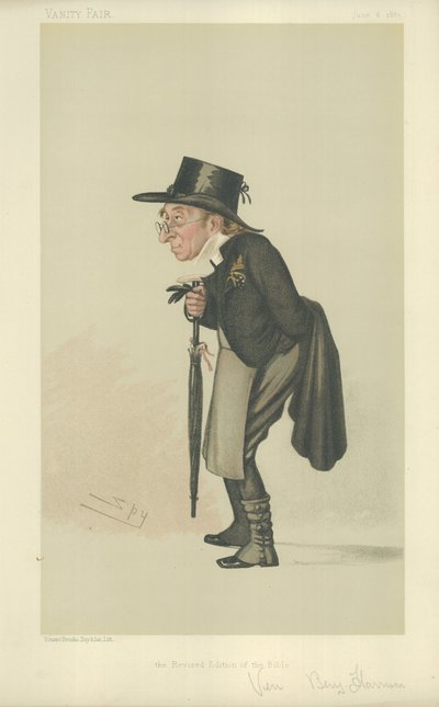 A tiszteletreméltó Benjamin Harrison alkotó: Leslie Matthew Ward