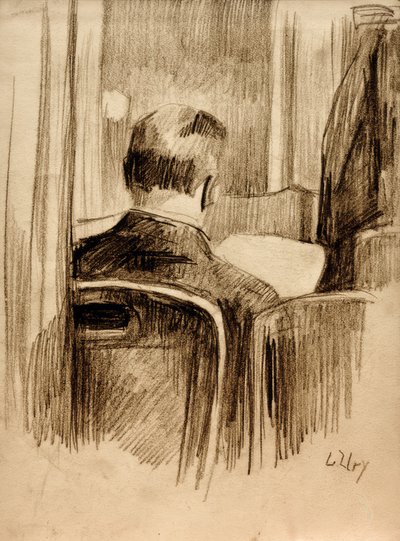 Olvasók a kávézóban alkotó: Lesser Ury