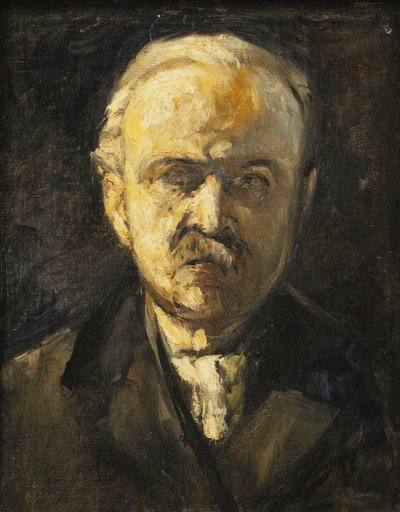 Önarckép; Önképzés, c. 1924 alkotó: Lesser Ury