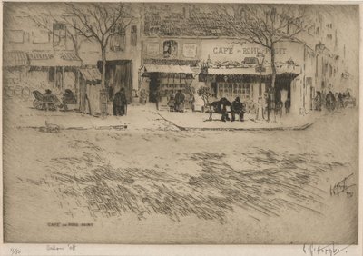 Cafe du Rond Point alkotó: Lester George Hornby