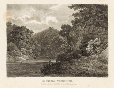 Hackfall, Yorkshire (metszet) alkotó: Letitia Byrne
