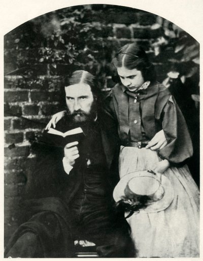 George Macdonald és lánya, Lilia Scott MacDonald, 1863, 1948. alkotó: Lewis Carroll