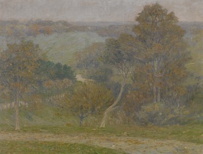 Hill and Hollow, 1896 körül (olaj, vászon) alkotó: Lewis Henry Meakin