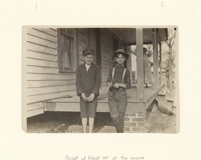 [Morris Small és John Lewis, Chester, Dél-Karolina] alkotó: Lewis W. Hine