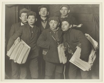 Newboys, Brooklyn híd alkotó: Lewis Wickes Hine