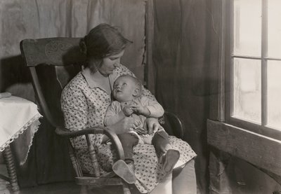 Oklahoma Madonna, (Vöröskereszt Aszályszolgálat) alkotó: Lewis Wickes Hine