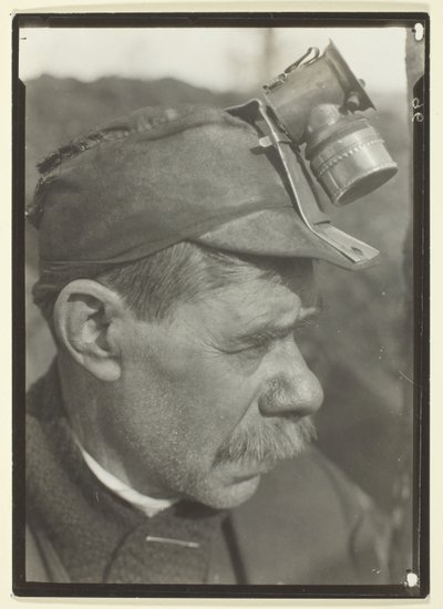 Szláv művezető a pennsylvaniai szénbányában alkotó: Lewis Wickes Hine