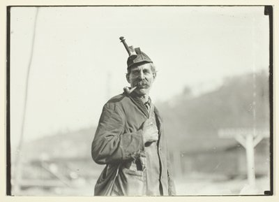 Walesi szénbányász, nyugat-virginiai bánya alkotó: Lewis Wickes Hine