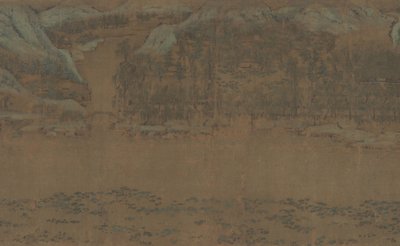 Halászház a Xisai-hegyen, kb. 1170. alkotó: Li Jie