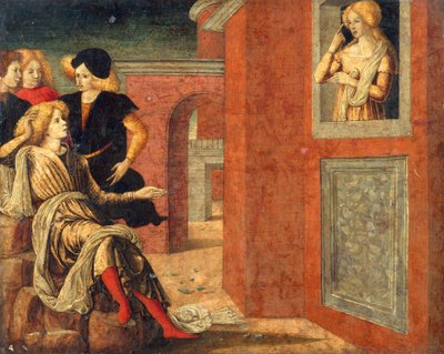 Jelenet egy Novellából. alkotó: Liberale da Verona