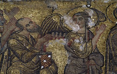 Angyal, mozaikrészlet a Születés Bazilikában (Unesco Világörökségi Lista, 2012), Betlehem, Palesztina alkotó: Unbekannt Unbekannt