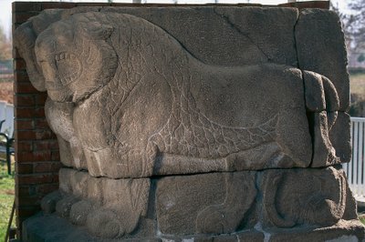 Dombormű oroszlánokkal Kultepéből (Kanesh), Kappadokia, Törökország, Hettita civilizáció, Kr.e. 3. évezred alkotó: Unbekannt Unbekannt