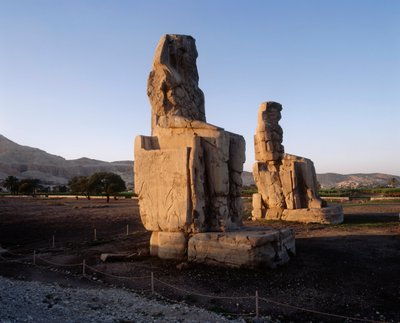 Egyiptom, Luxor kormányzóság, Karnak, Amenhotep szobrai III alkotó: Unbekannt Unbekannt