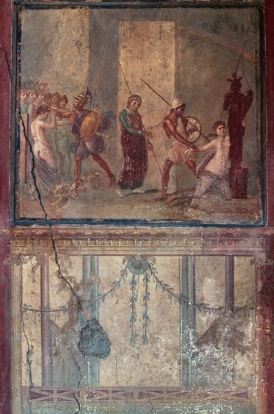 Freskó, Menander háza, Pompei (UNESCO Világörökség része alkotó: Unbekannt Unbekannt