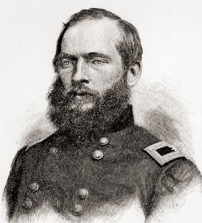 James Abram Garfield, a The Century Magazine-tól, 1887-ben megjelent (metszet) alkotó: Unbekannt Unbekannt