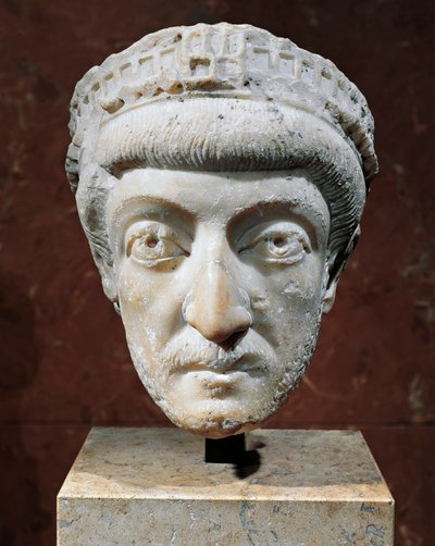 Theodosius keleti római császár márványfeje II alkotó: Unbekannt Unbekannt